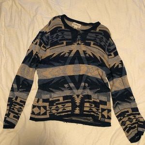 L Denim and Supply Ralph Lauren Wool Tribal Shirt